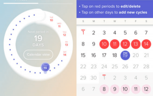 ứng dụng theo dõi chu kỳ kinh nguyệt
